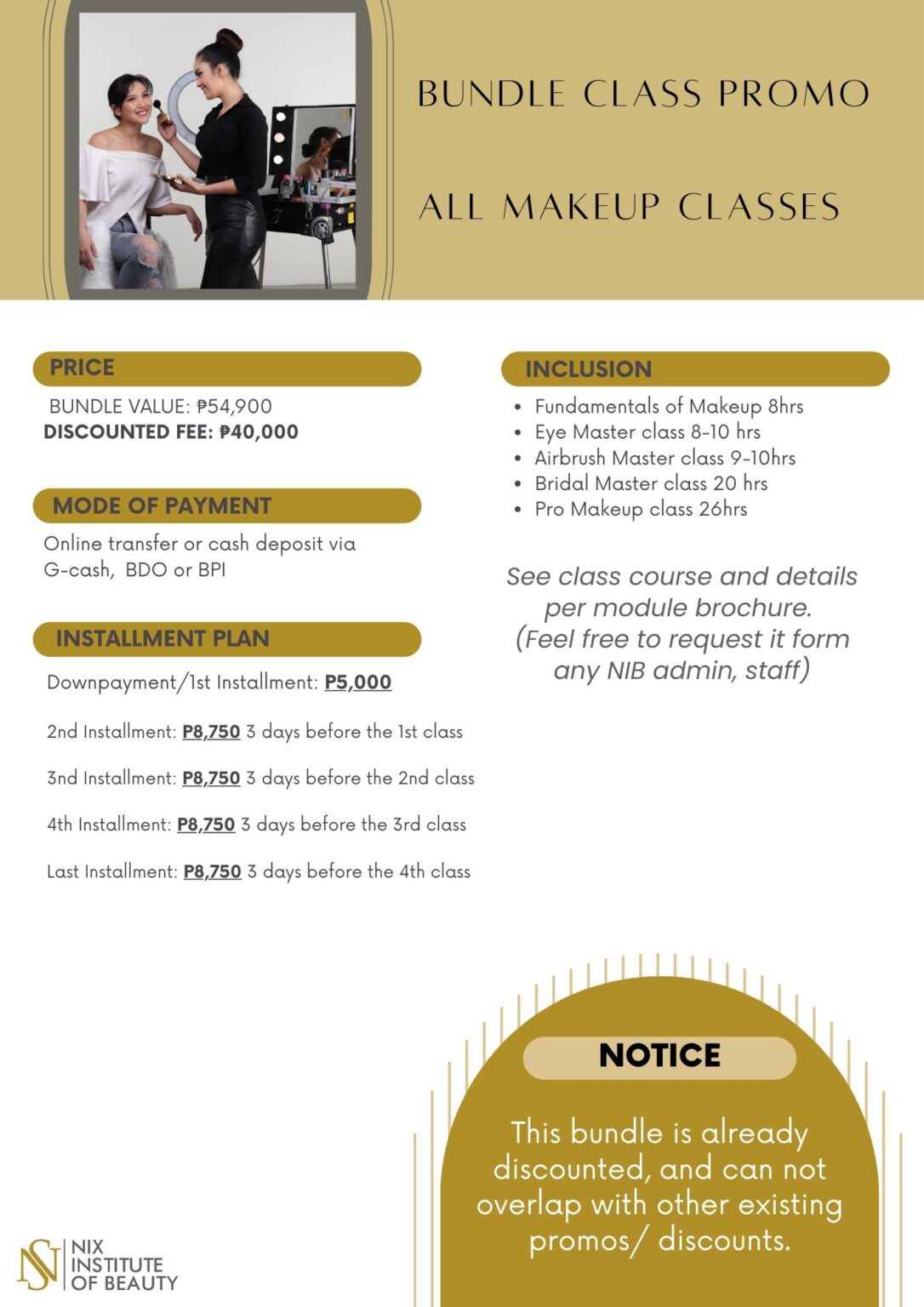 Nix Institute of Beauty | ALL MAKEUP CLASSES